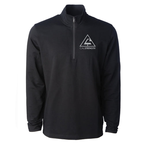 Triangle Life 1/4 Zip (Silver and Black)