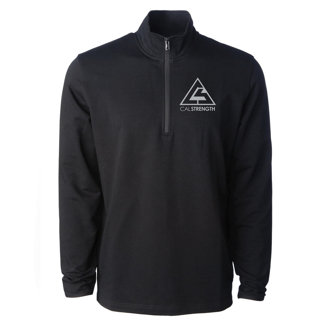 Triangle Life 1/4 Zip (Silver and Black)