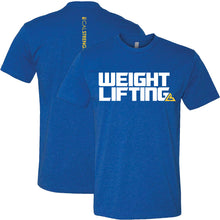 Load image into Gallery viewer, Men&#39;s Weightlifting Tee (Blue)